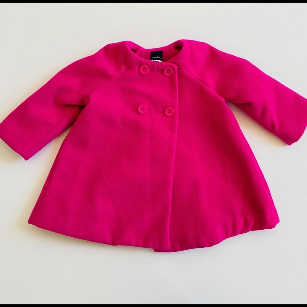 Hot pink baby gap coat